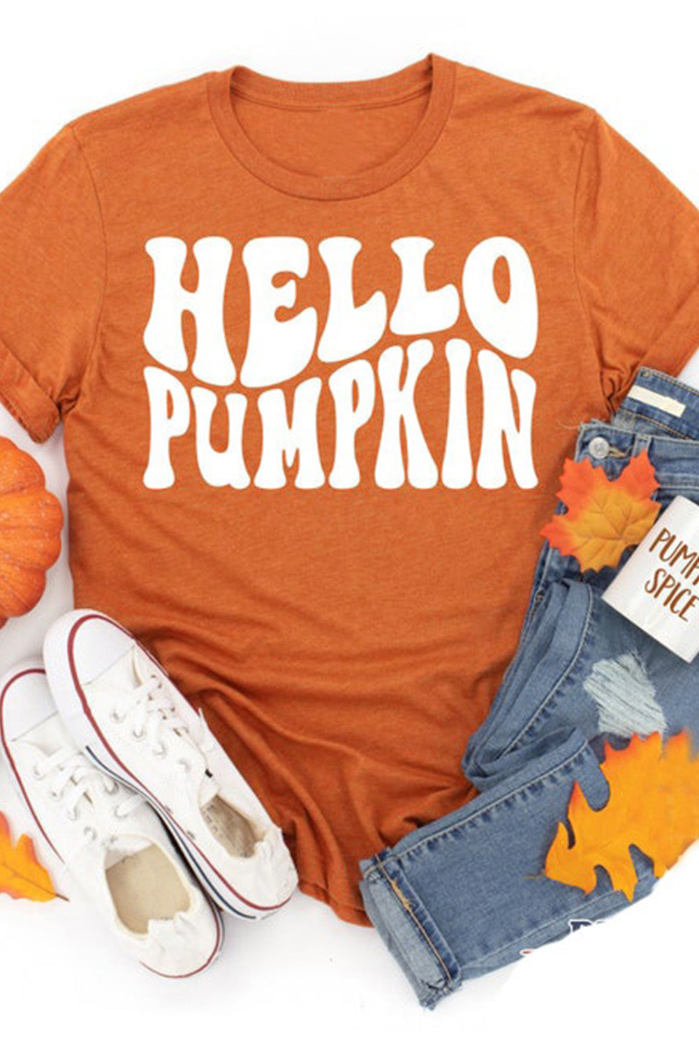 T-shirt à manches courtes Hello Pumpkin