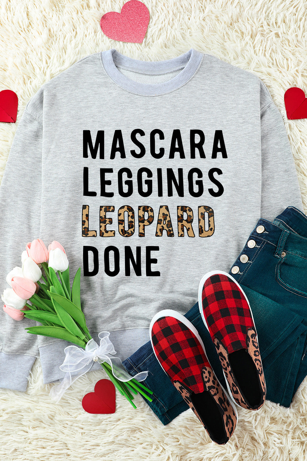 Sweat-shirt brodé Père Noël