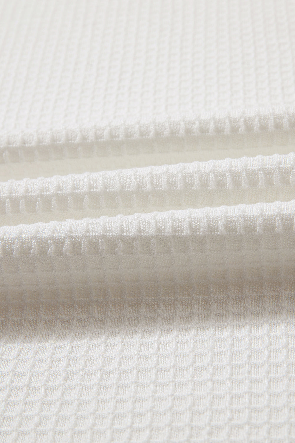 Ensemble t-shirt texturé décontracté blanc et short à cordon