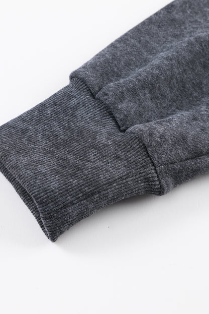 Chaqueta con botones y bolsillo con solapa lavada vintage roja