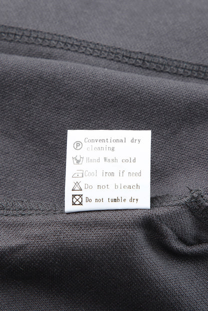 Haut dolman fendu à col en V