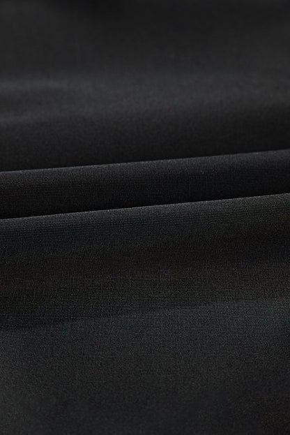 Maillot de bain une pièce à découpes croisées et colorblock rouge rose