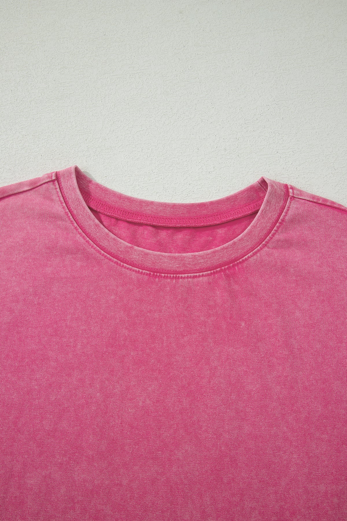 Rose Red Mineral Washed Oversized Tee