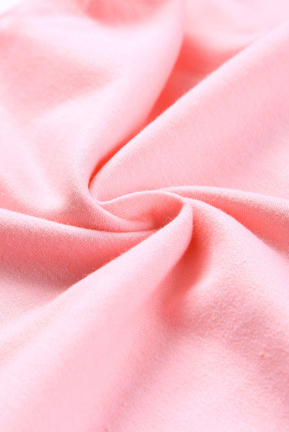 Top con capucha de chevrón color topo talla grande