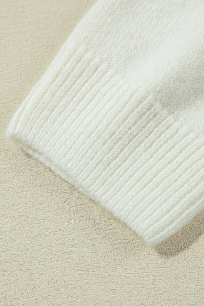 Cardigan ouvert à motif de fleurs roses rouges