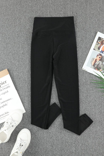 Dearlove Black High Rise Tight Leggings with Waist Cincher