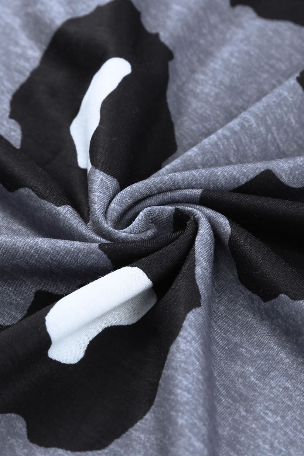 Print Long Sleeve Loose Top