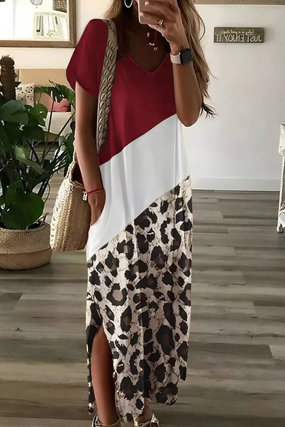 t shirt maxi dress with side slits Chiclily Women's Summer Maxi Dress Loose Short Sleeve T-Shirt Long Dress Casual Side Split Sundress with Pockets, S-2xl, Black