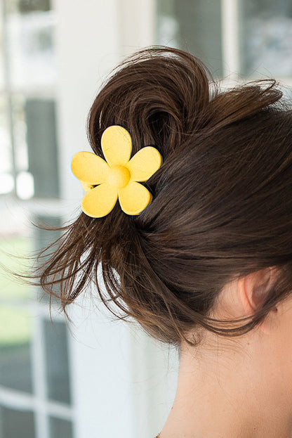 Pinza para el pelo con flores
