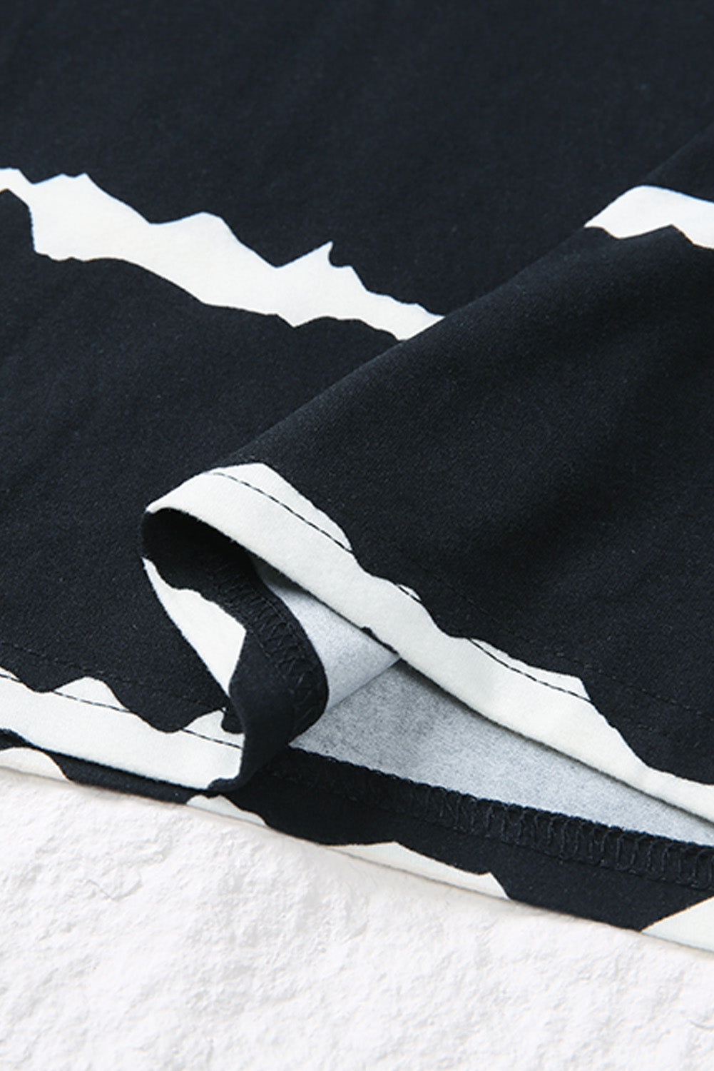 Sudadera con capucha de manga larga con botones y cordón a rayas