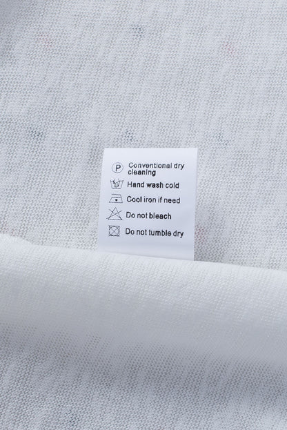 Cardigan ouvert à boutons de couleur unie beige