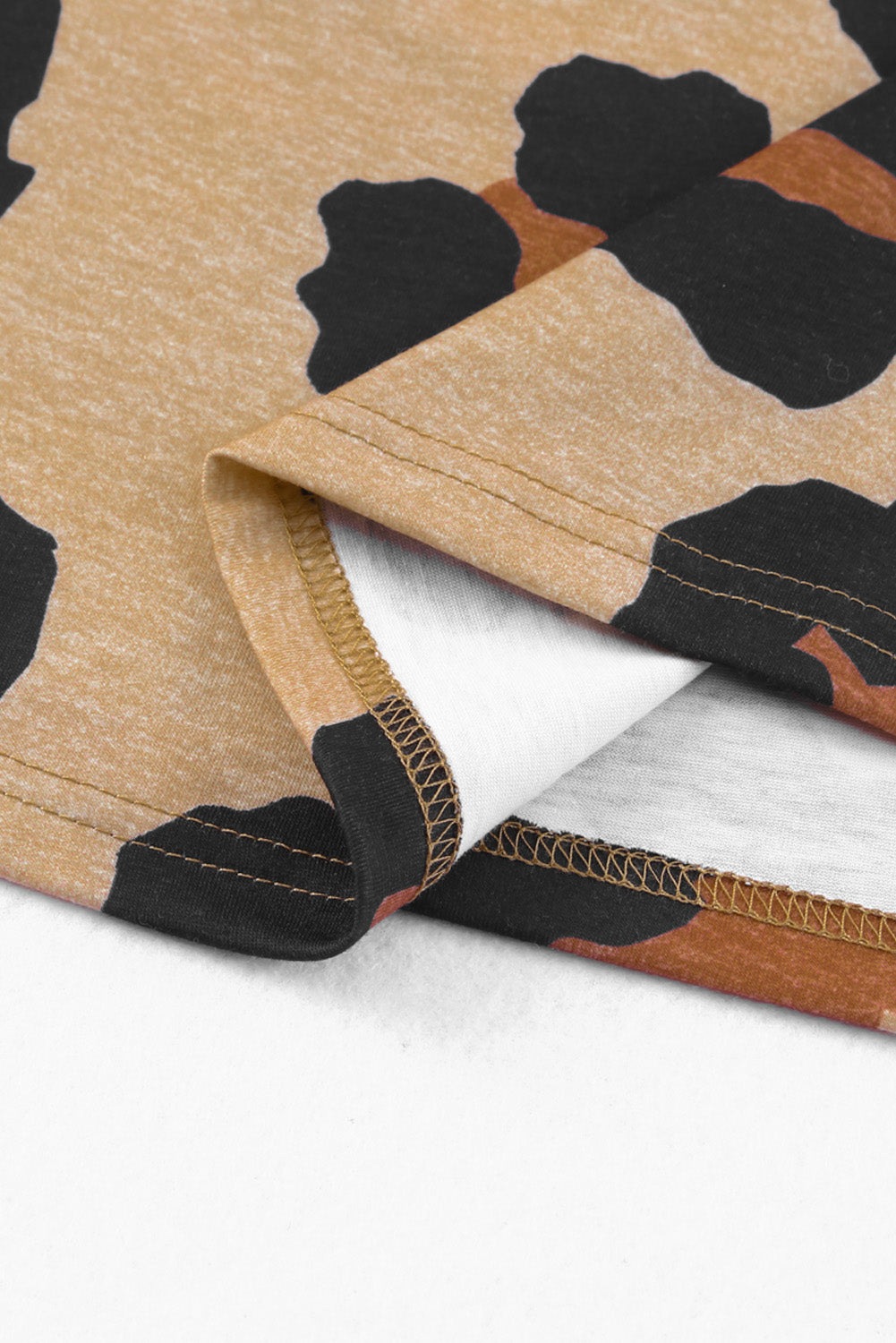 T-shirt ample imprimé léopard boyfriend 