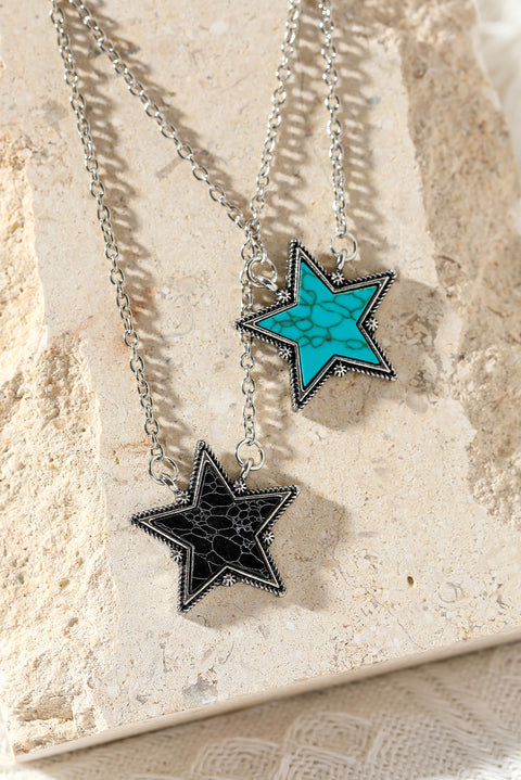 Turquoise Star Pendant Necklace