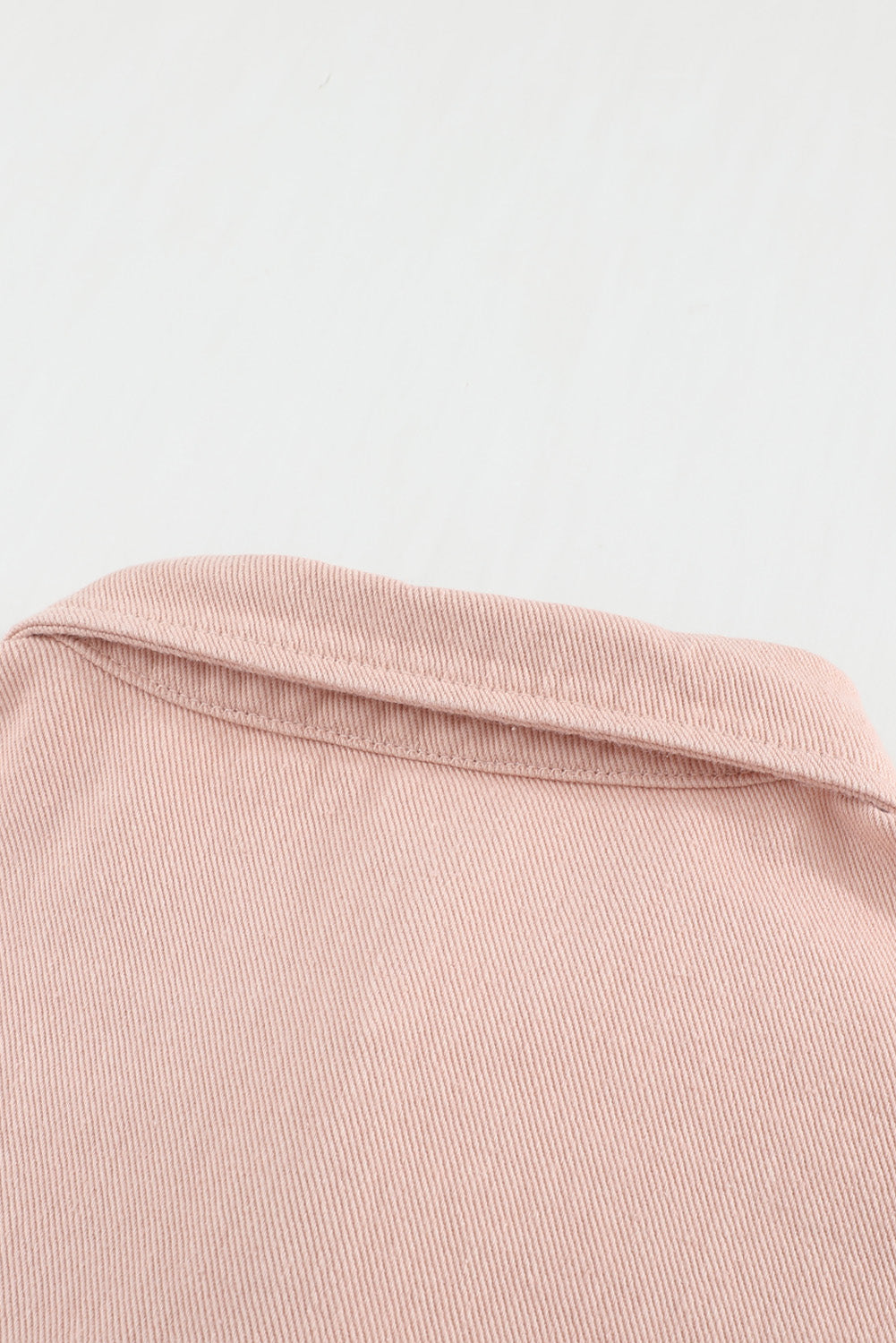 Sky Blue Contrast Leopard Denim Jacket