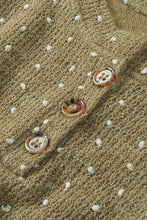 Swiss Dot Raglan Sleeves Knit Top