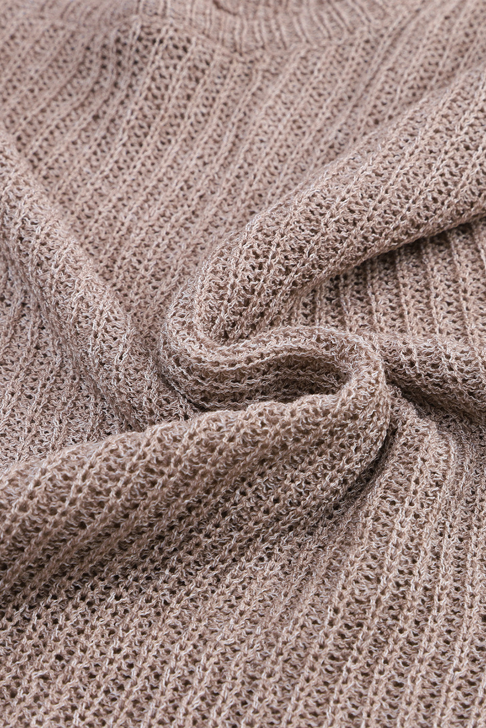 Pull gris ample à manches dolman et ourlet asymétrique