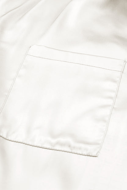 Combinaison à lacets, taille haute, manches longues, jambes larges 