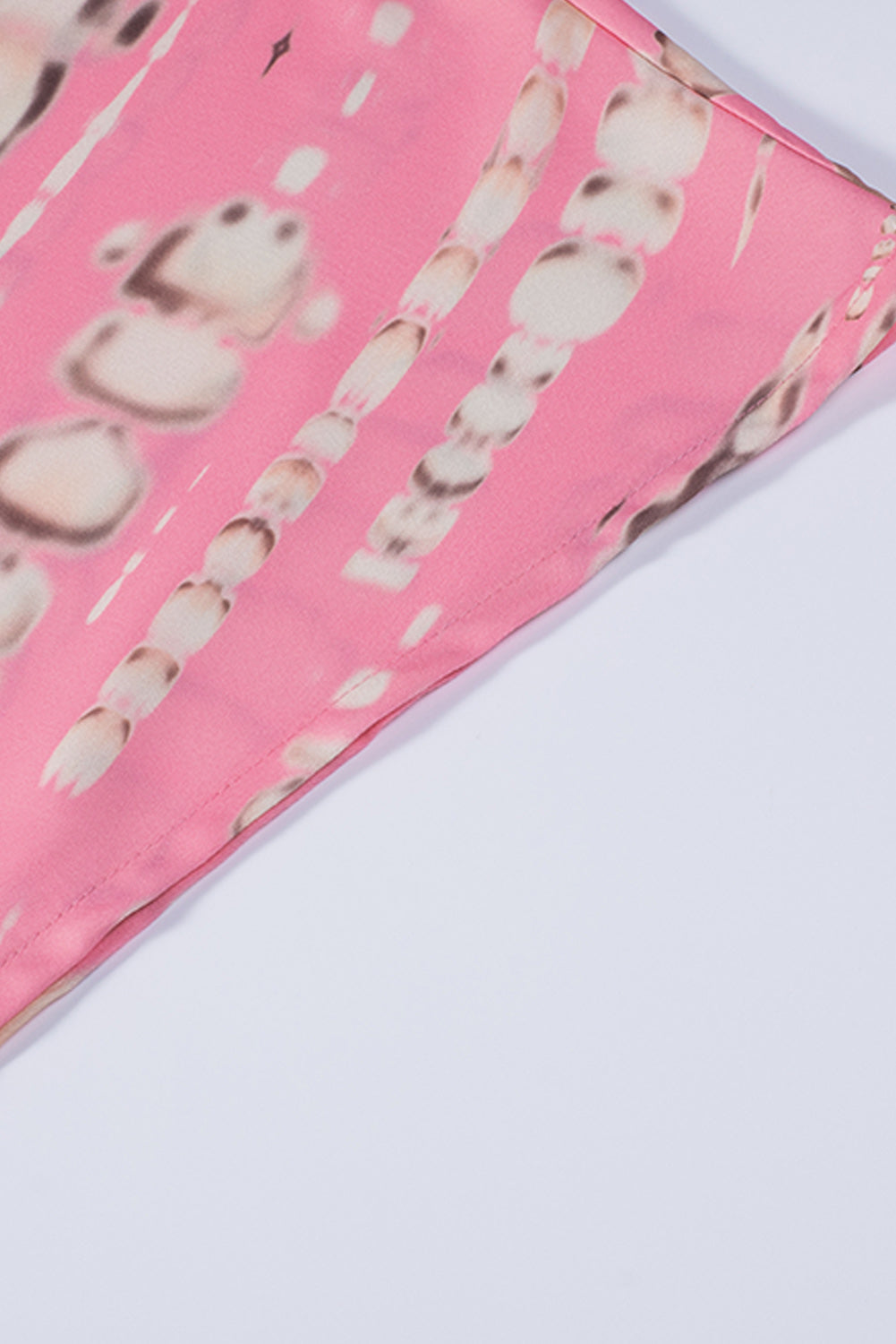 Kimono largo extragrande con efecto tie-dye bohemio 