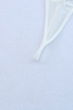 3pcs Lace Mesh Lingerie Set with Feather Garter Belt