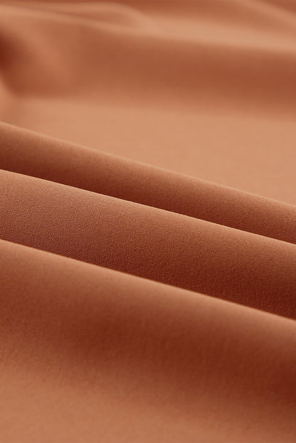 Minivestido asimétrico con cuello cuadrado y media manga 