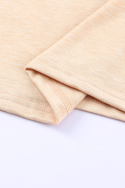 Top tejido de manga larga con espalda abierta