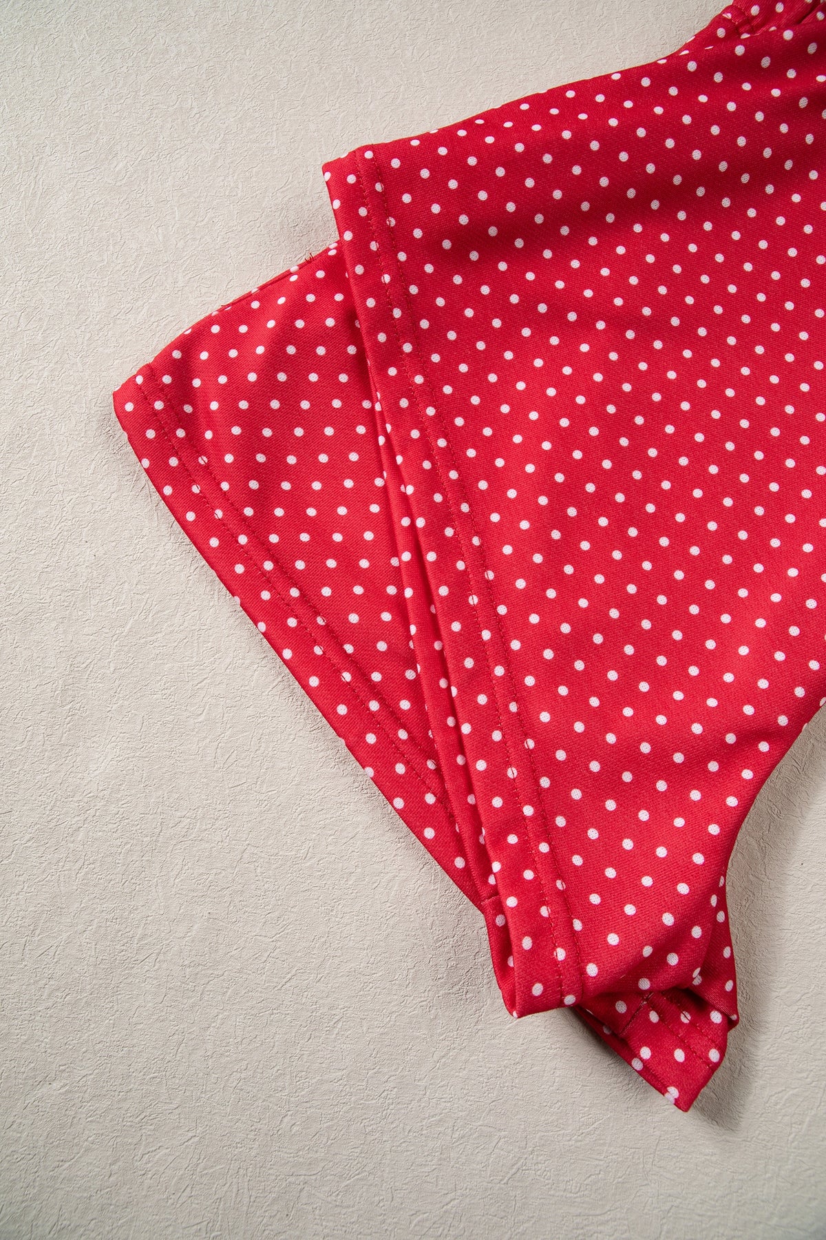 Red Plaid/ Polka Dot MERRY Holiday Long Sleeve Top and Shorts Set