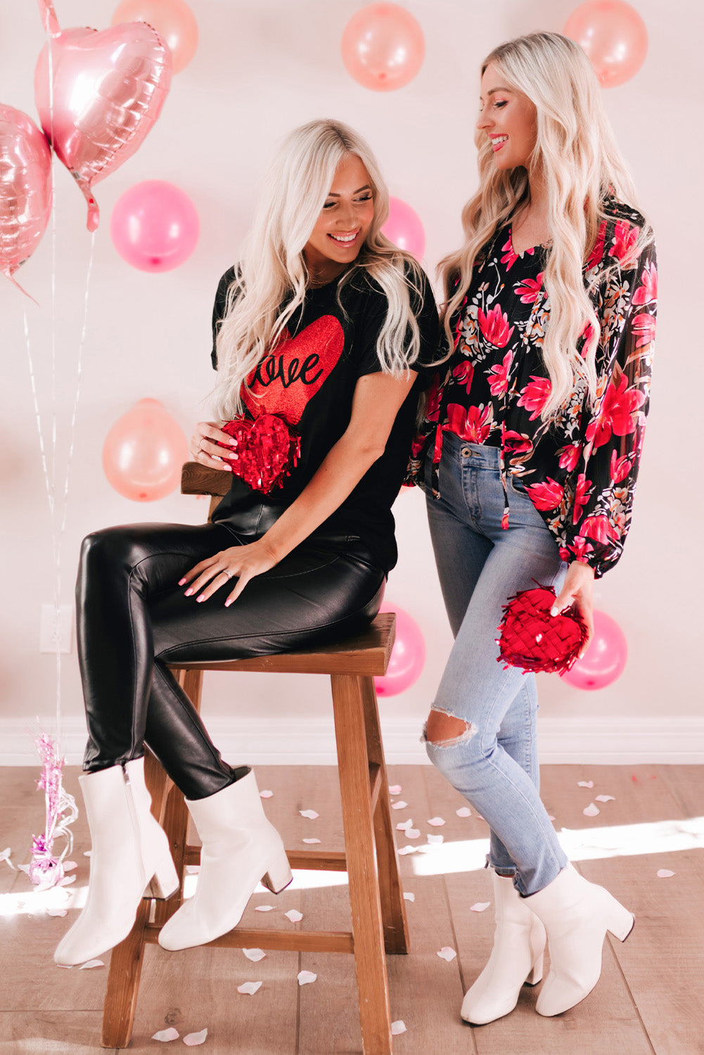 T-shirt à manches courtes avec imprimé graphique Santa Squad