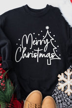 Merry Christmas Tree Sketch Sweatshirt