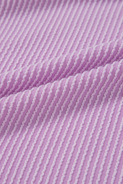 Chemisier à manches courtes boutonné avec poche à rabat et cordon de serrage Orchid Bouquet