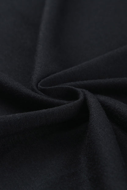 Haut à manches longues bouffantes et col en V à volants 