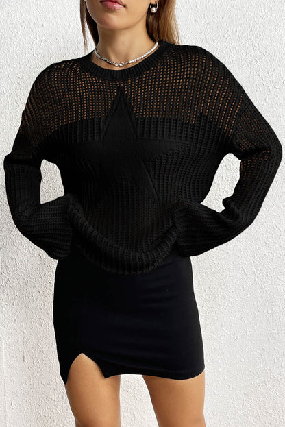 Pull oversize blanc Seeing Stars