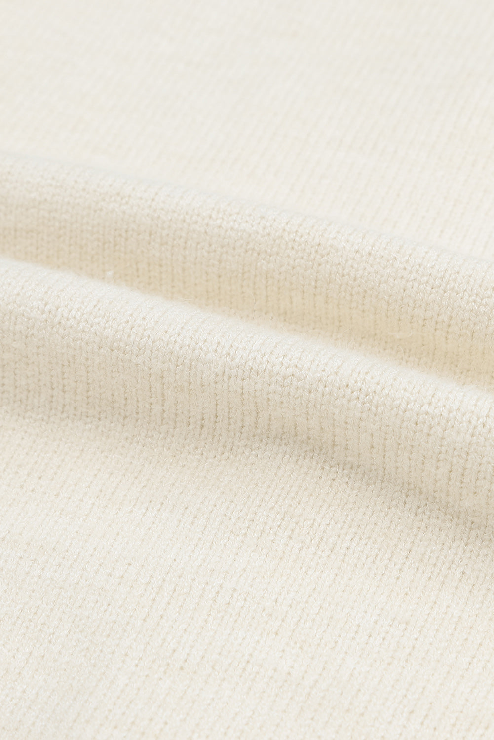 Cárdigan con botones y cuello redondo de canalé con ribete de encaje verde