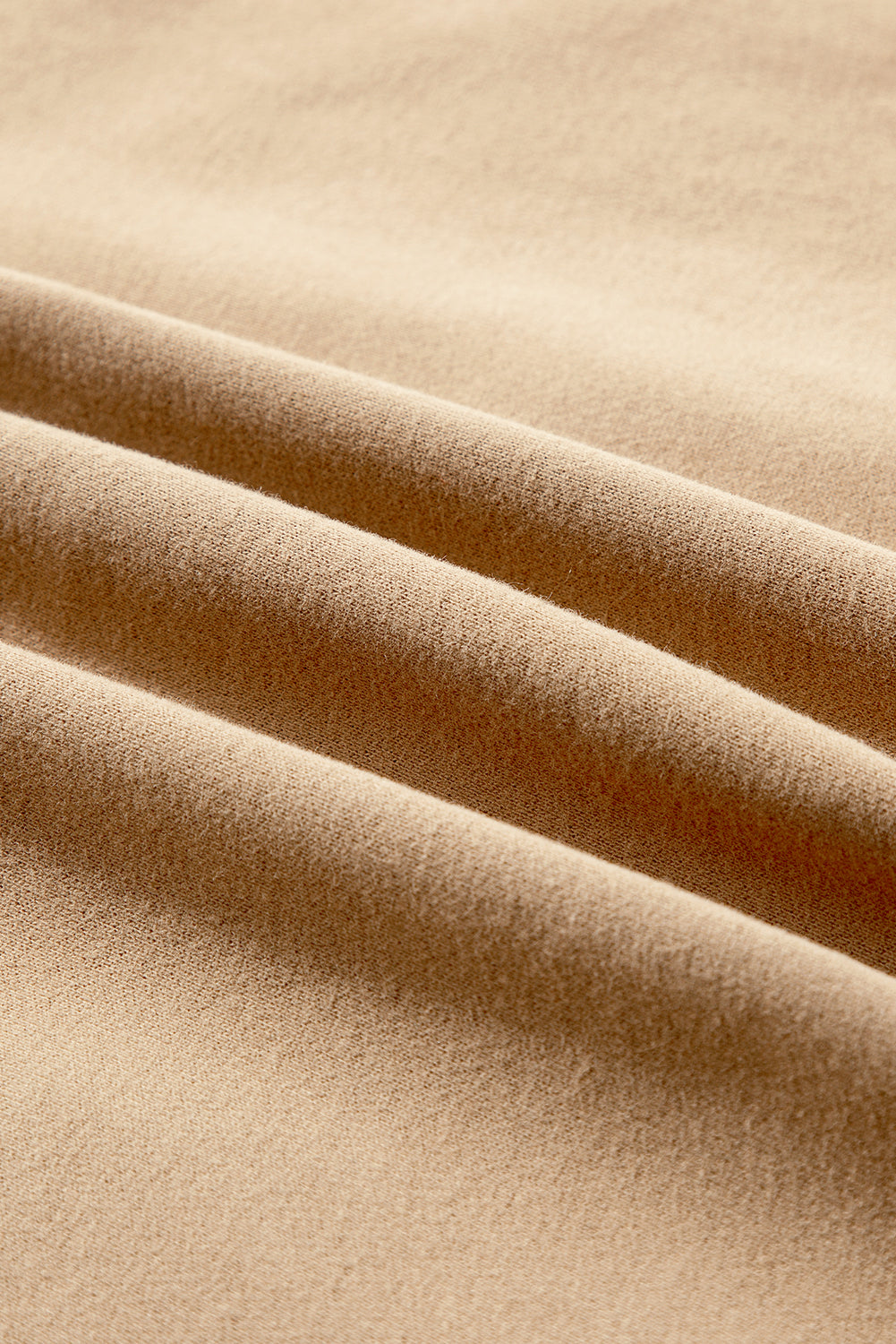 Sweat à capuche ample doublé en polaire parchemin avec poches kangourou à demi-fermeture éclair