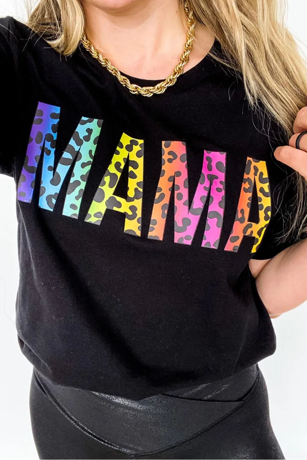 T-shirt à manches retroussées HONEY Bunny Graphic