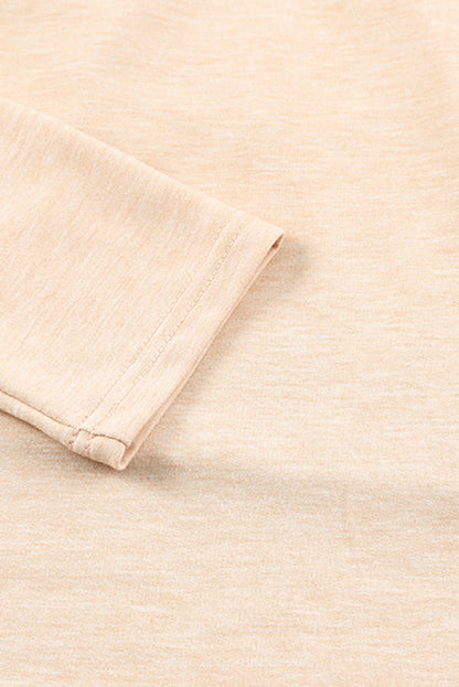 Top tejido de manga larga con espalda abierta