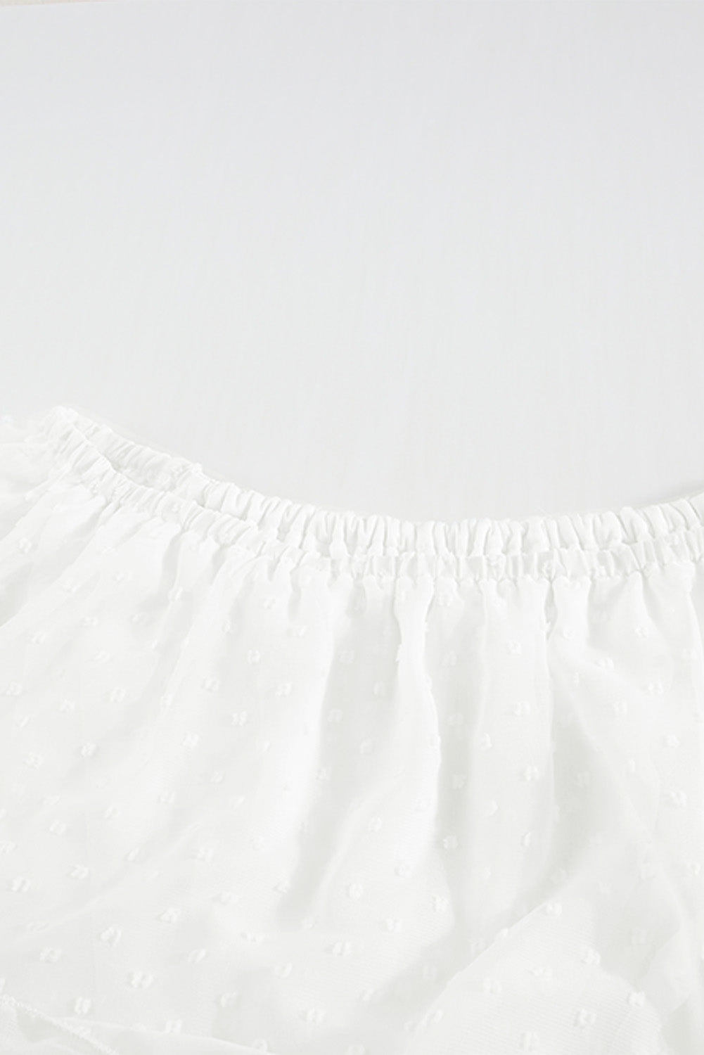 Yellow Yellow Off Shoulder Ruffle Swiss Dot Maxi Dress