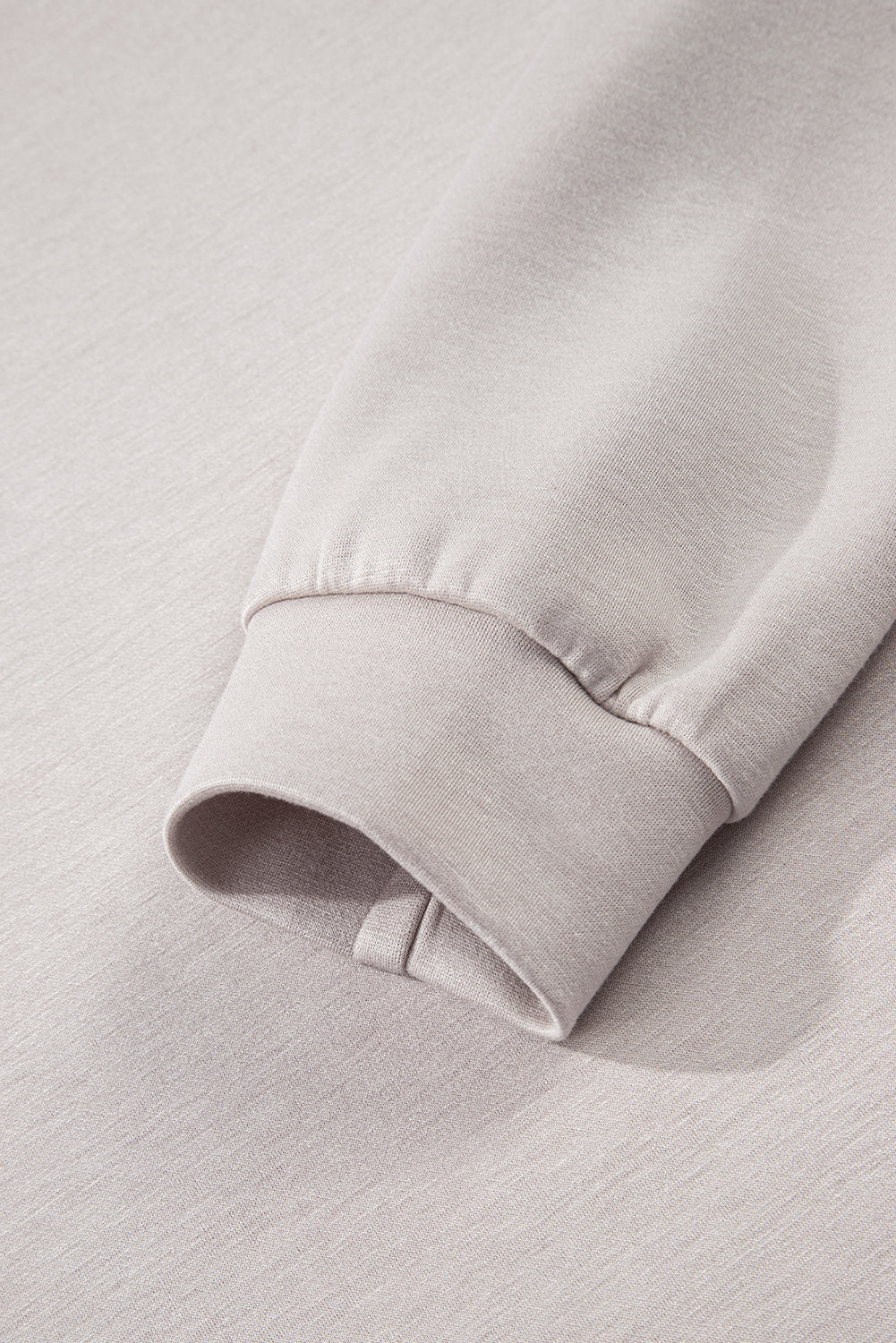 Jet Stream Solid Color Drop Shoulder Pullover Drawstring Mini Skirt 2pcs Outfit