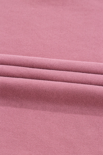 Valerian Plain Drop Shoulder Crewneck Pullover Sweatshirt