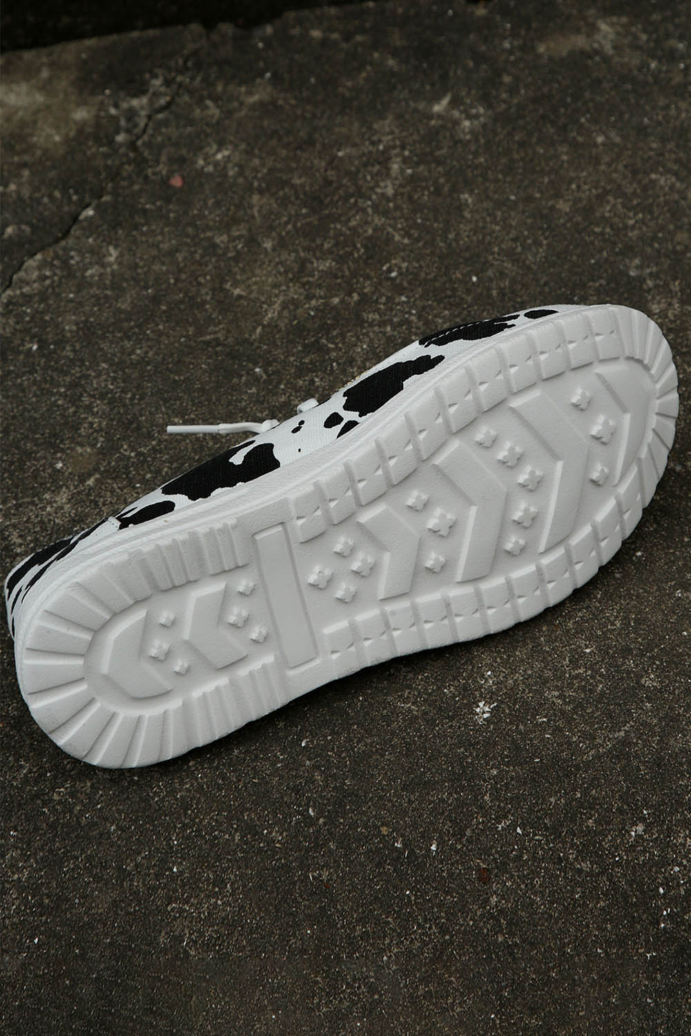 Western Cow Print Sunflower Shoes