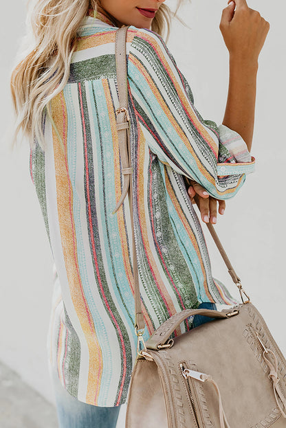 Haut boutonné rayé Sweet Enough