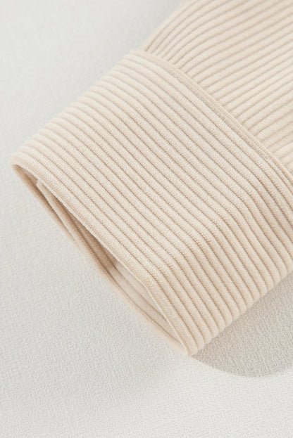 Veste-chemise en velours côtelé à motif pied-de-poule et patchwork avec poche à rabat