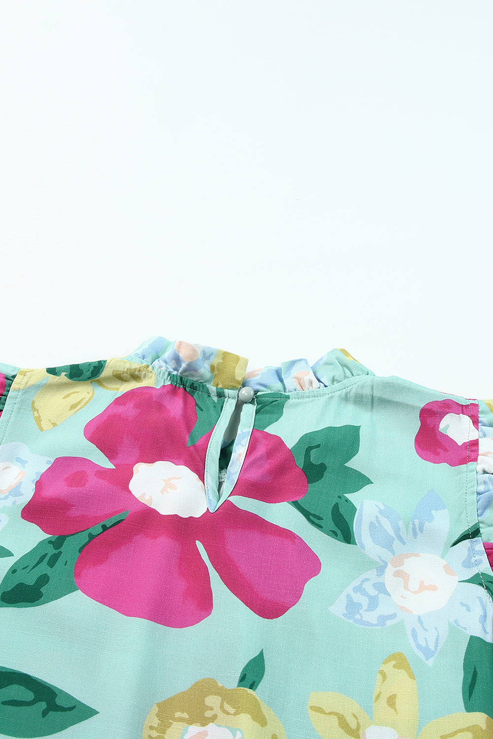 Débardeur à volants et imprimé floral