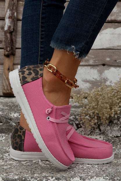 Multicolour Patched Back Heel Slip On Flat Shoes