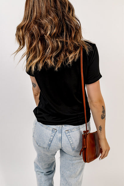 T-shirt à imprimé graphique mignon Heifer Please