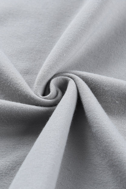 Haut ample à col large et manches chauve-souris 