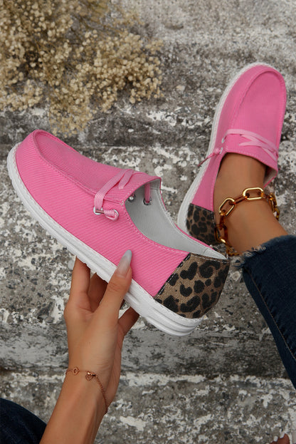 Multicolour Patched Back Heel Slip On Flat Shoes