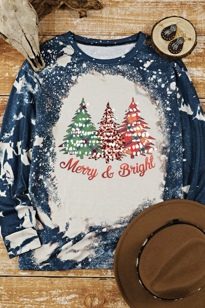 Multicolor Vintage Bleached Burning Vibe Pullover