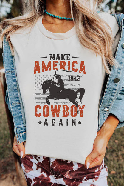 T-shirt graphique à paillettes et cœur