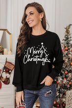 Merry Christmas Tree Sketch Sweatshirt
