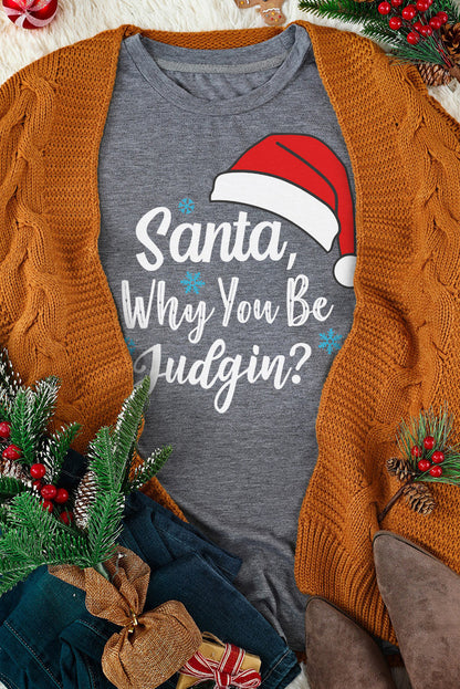 Camiseta de manga corta con estampado gráfico de Merry Christmas Trees